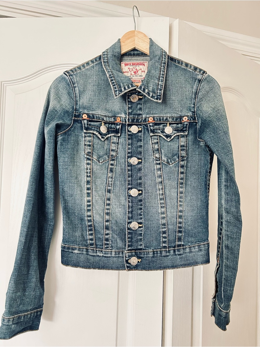 True Religion Light Blue Denim Jacket